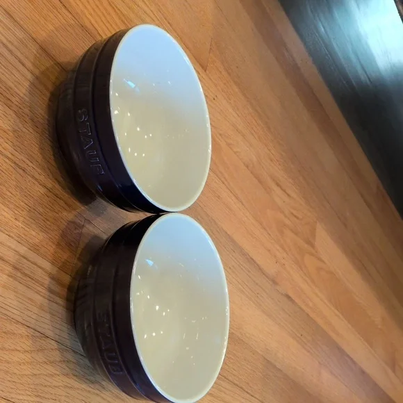 Staub Stoneware Bowls, Set of Two, Color Blue - Picture 4 of 10